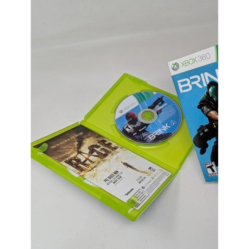 Brink‎ (Microsoft Xbox 360, 2011) Complete w/ Manual Tested Working